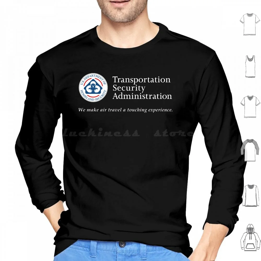 A Touching Experience Hoodies Long Sleeve Airport Security Privacy Rights Tsa Air Travel Customs Funny Humor
