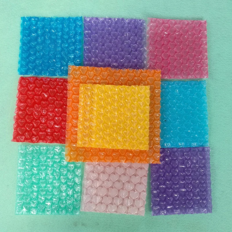 50Pcs Plastic Protective Wrap Envelope White Bubble Foam Packing Bags PE Clear Bubble Bag Shockproof Bag Double Film Cushioning