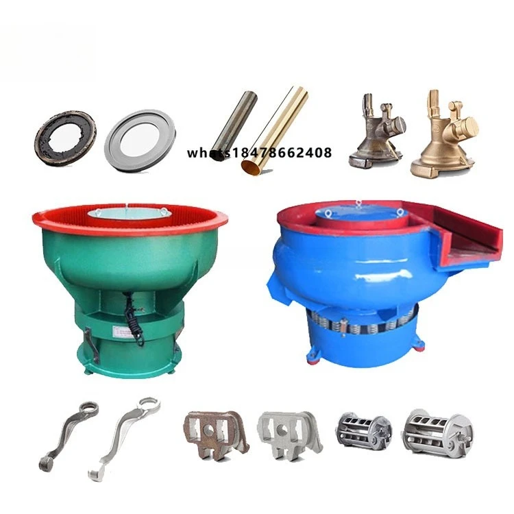 Vibratory Tumbler 60L Metal Rims Vibrating Stone Rotary Polishing Tumbling Vibration Tumbler Metal Sheet Part Deburring Machine