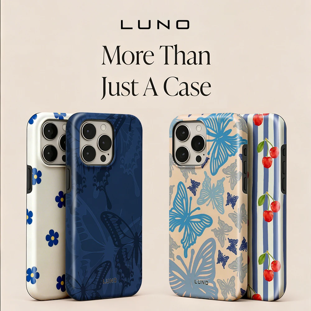 Phone Cases For Iphone 13 - Casing Ponsel Kupu-kupu Biru untuk iPhone
