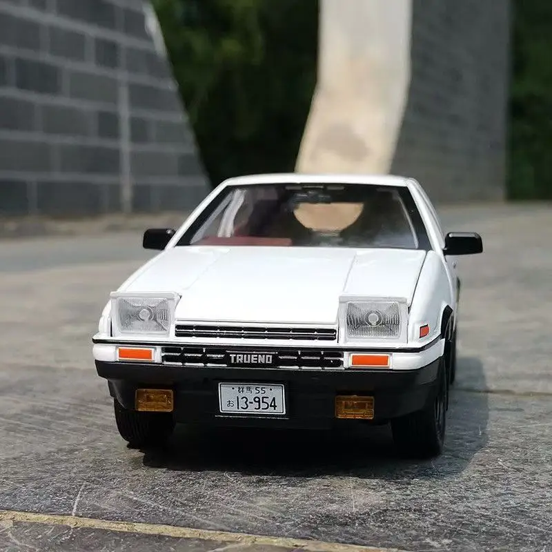 1:24 Initial D Toyota Trueno AE86 Legering Diecast Model Auto Sportwagen Speelgoed Voor Kinderen Volwassenen Trek Voertuigen Speelgoed Auto Zwarte Kap