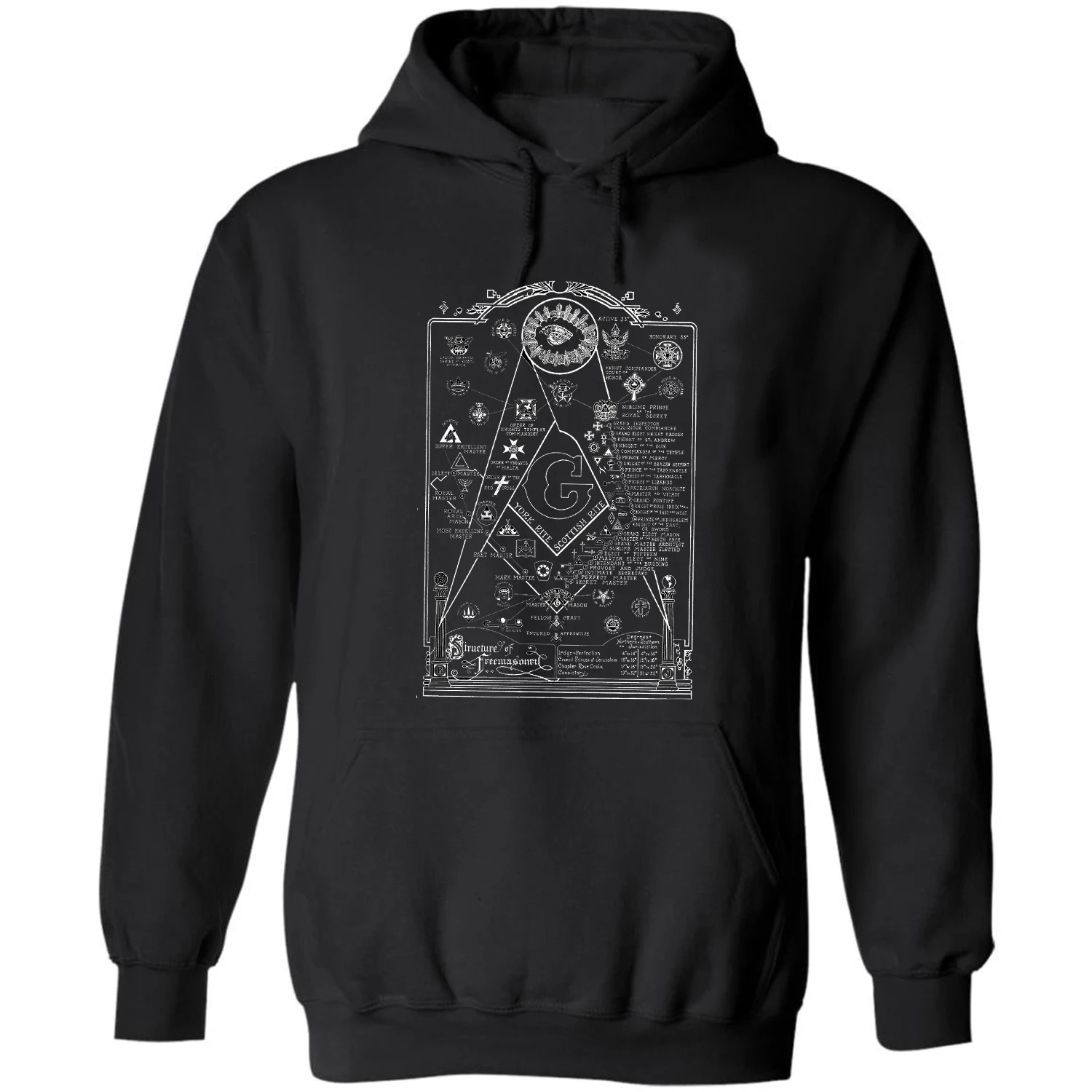 

Freemasonry Structure Diagram Freemason Compass & Square Masonic Pullover Hoodie 100% Cotton Comfortable Casual Mens Sweatshirts