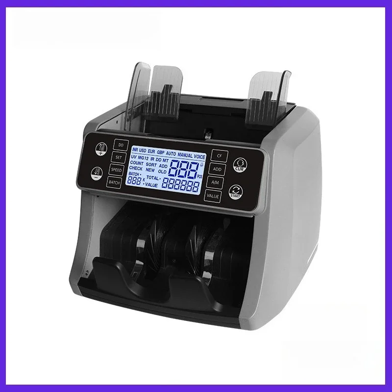 Multi-currency foreign currency banknote counting machine, small vertical banknote counting machine