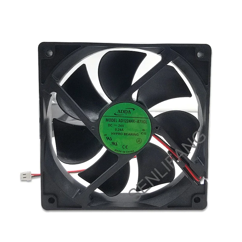 Ventilador do inversor para ADDA, AD1224HX-A71GL, 24V, 0.24A, 12025, 12cm