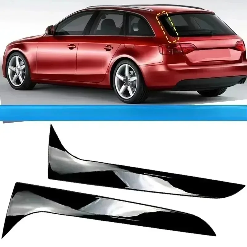 Nuovo per A4 B8 Piastra di Flusso Ala Deviatore Gloss Nero Auto Lunotto Posteriore Spoiler Laterale Tronco Diffusore 2009-2016