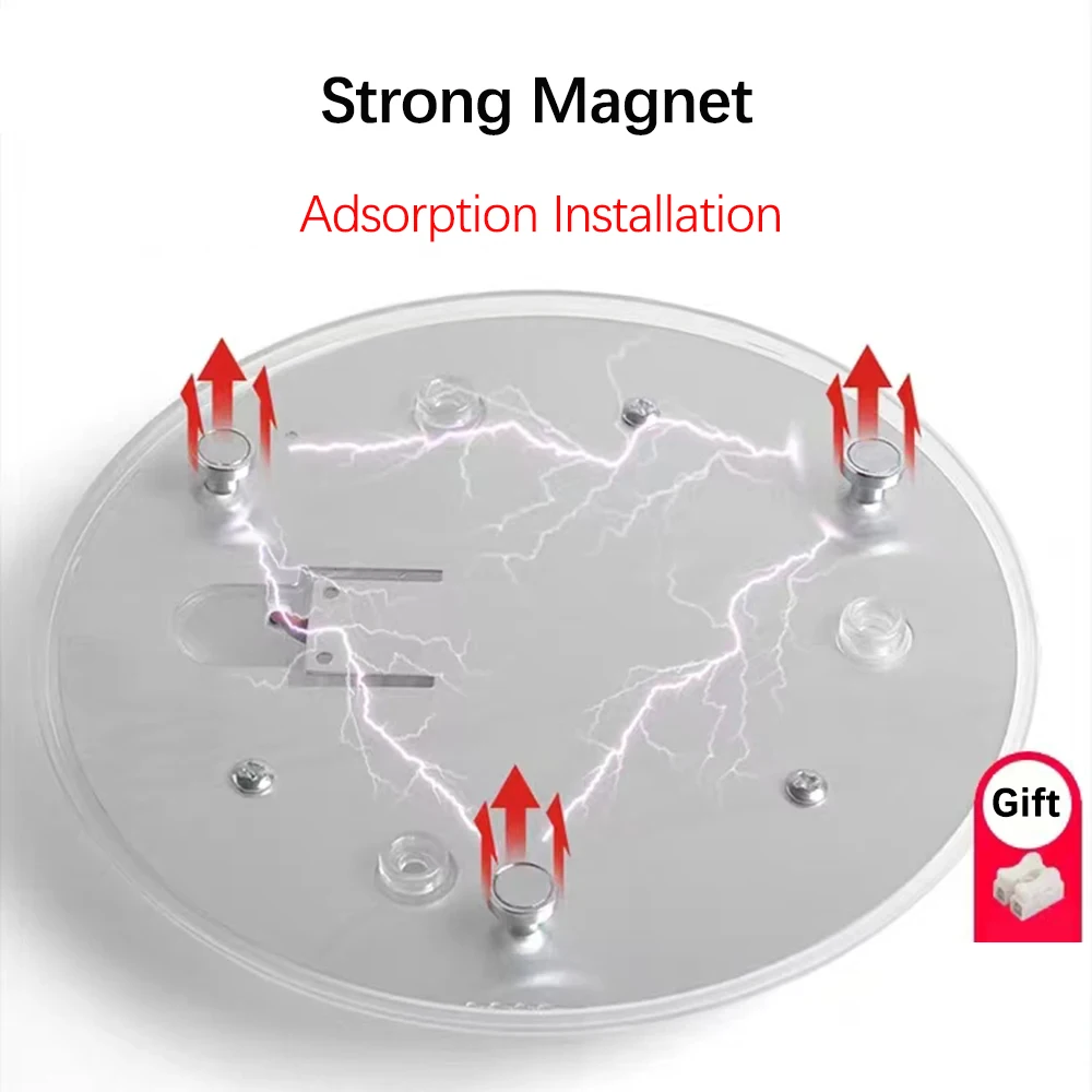 Led Panel Ceiling Light 48W 72W Led Ceiling Lamp Round Modified Light AC220V-240V Stepless Dimmable Led Panel Light