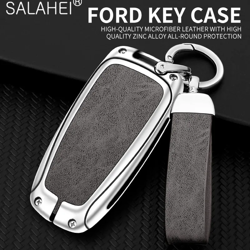 Car Remote Key Case Cover For Ford Mustang GT F-150 F-250 F-350 2015 2016 2017 2018 Car Styling Protection Keychain Accessories