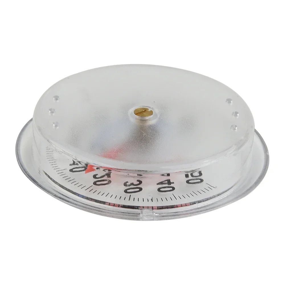 Circular Thermometer Shutter Transparent For Window Greenhouse Indoor And Outdoor Measuring Metal Pointer Plastic