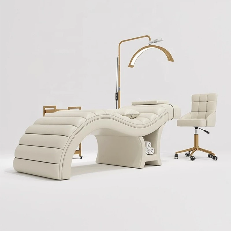 Curved eyelash bed, special massage bed for beauty salon