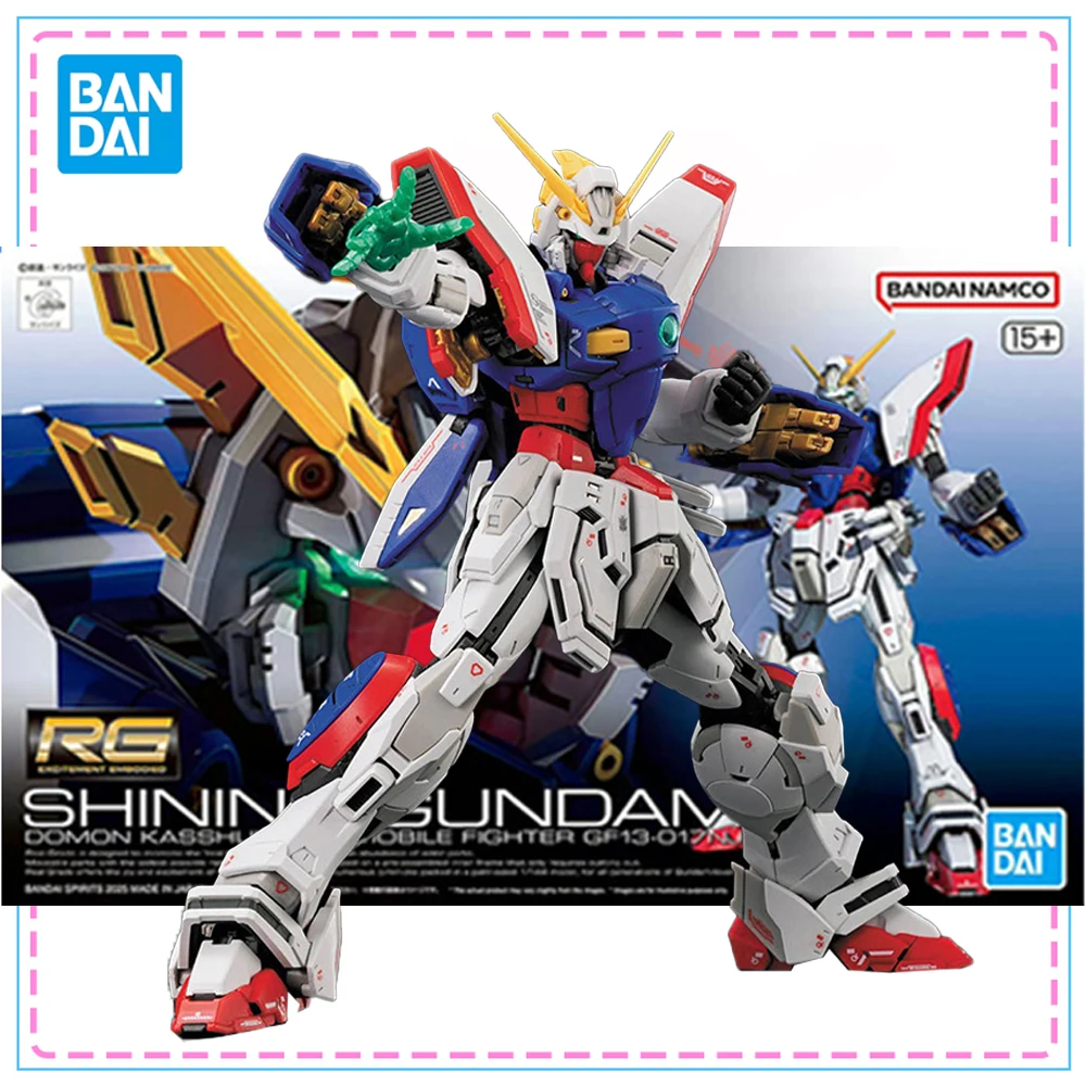 

Bandai RG 1/144 GF13-017NJ Shining Gundam Action Figure Genuine Gundam Model Kit Anime Figures Collection Model Boys Toys Gifts