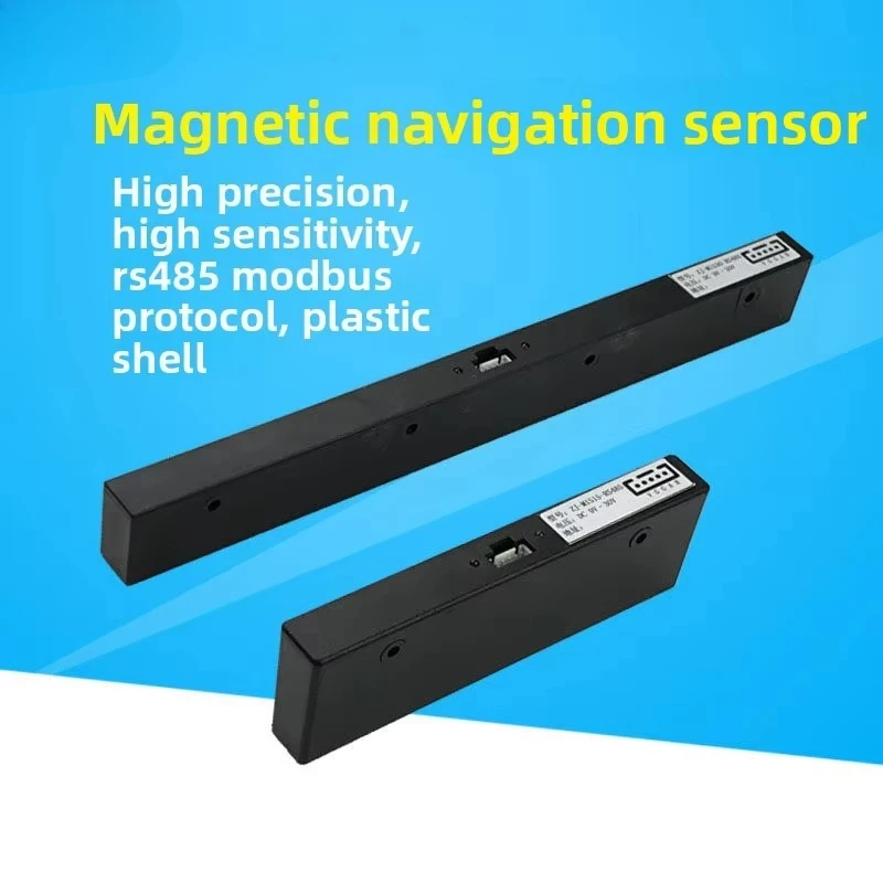 high-precision magnetic navigation sensor agv tracking sensor 16slot n or s pole rs485 modbus