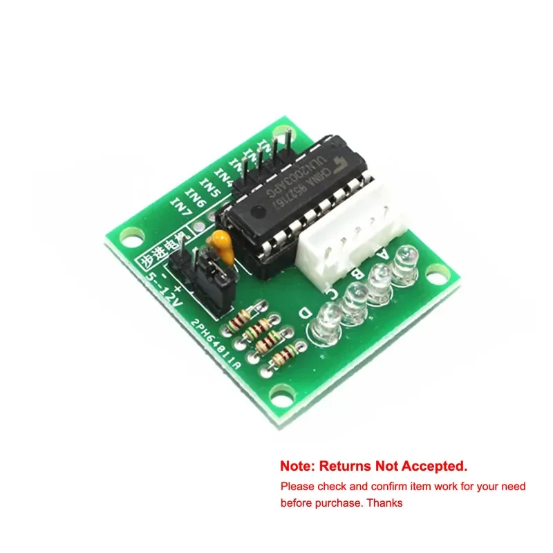 ULN2003 Mini Stepper Motor Driver Board DC 5V-12V 2-phase 4-wire 4-phase 5-wire Steppering Motor Drive Module