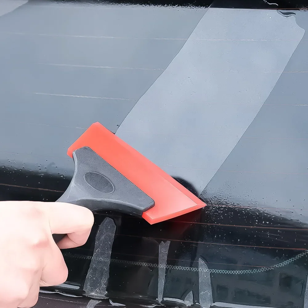 Car Scraper Glass Soft Scraper Film Application Tool Plastic Hand Squeegee Car Water Window Wiper Snow Clean Car Accessorie