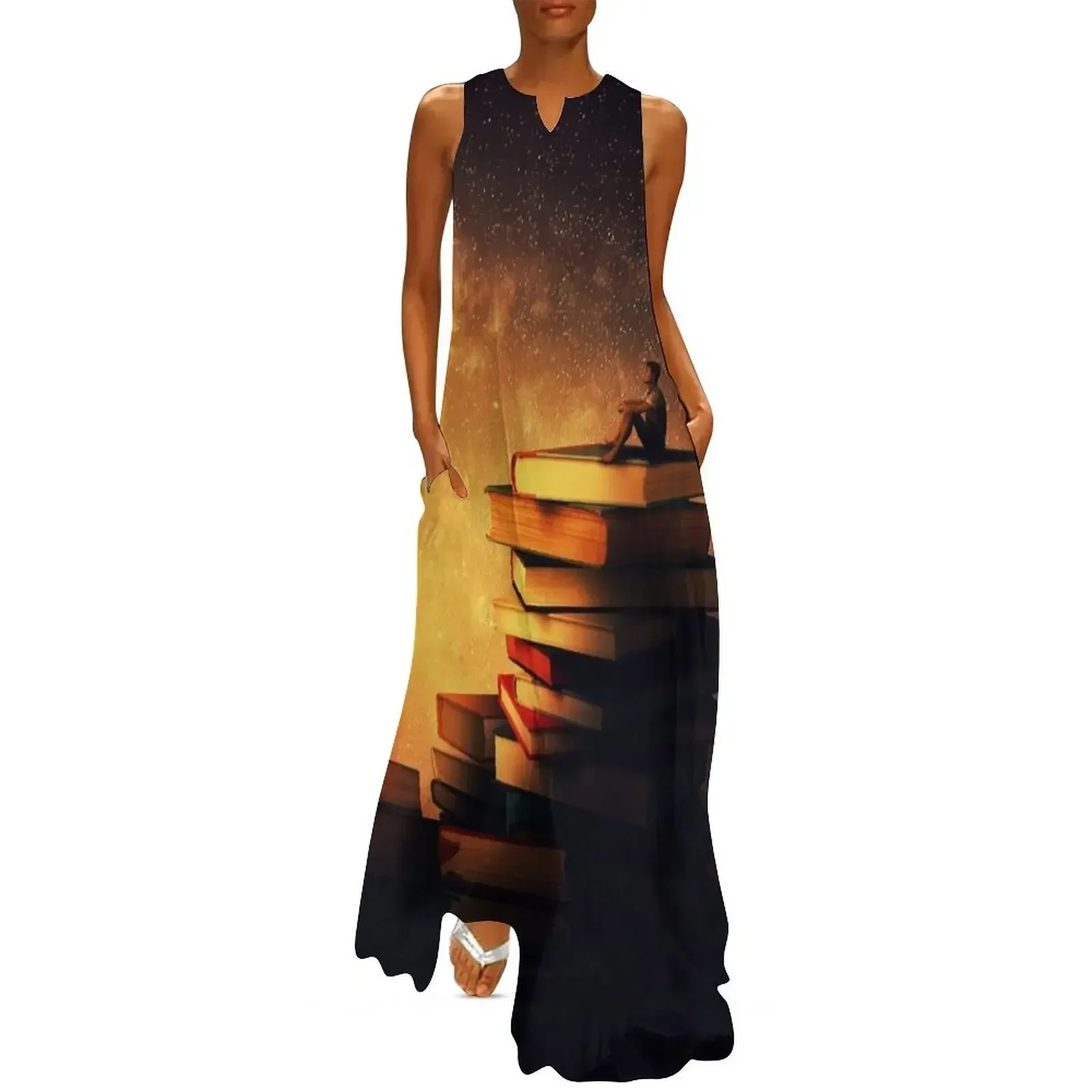 

Midnight tale Long Dress Casual dresses women's dresses luxury Women's dress Women's dresses Dress