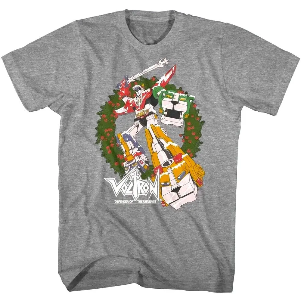 Voltron Lionforce Christmas Wreath Men'S T Shirt Xmas Legendary Defender