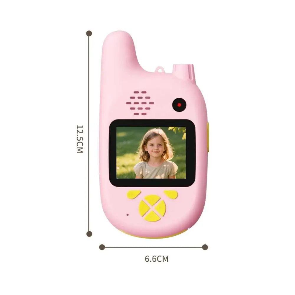 Dubbele camera's Video Walkie-talkies voor kinderen 2-inch scherm Oproep met één klik HD-scherm Intercom Foto's maken Cadeau