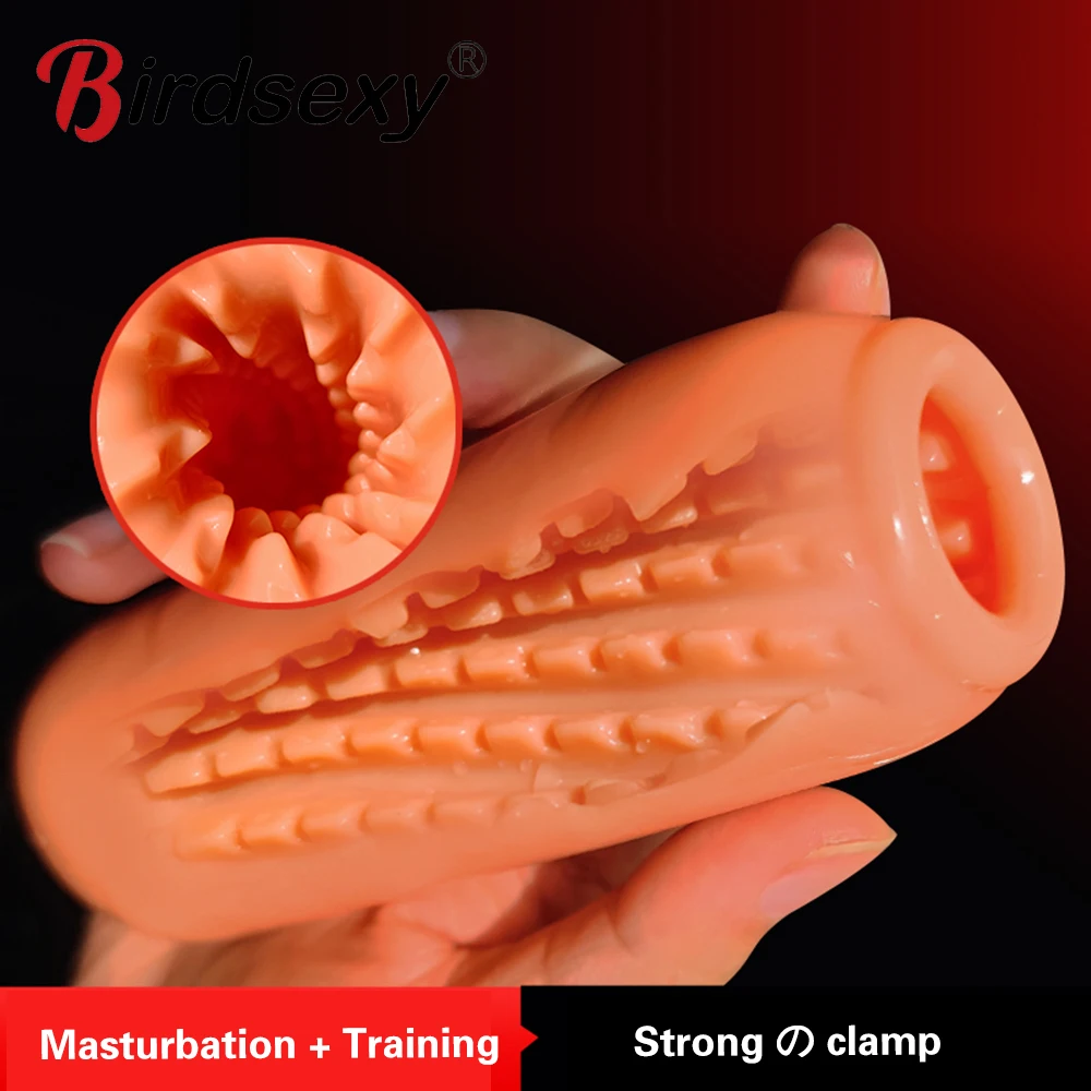 Soft Protable Vagina Pussy Silicone Male Masturbator Erotic Toy for Adult Masturbation Penis Endurance Exercise Sex Toys for Men