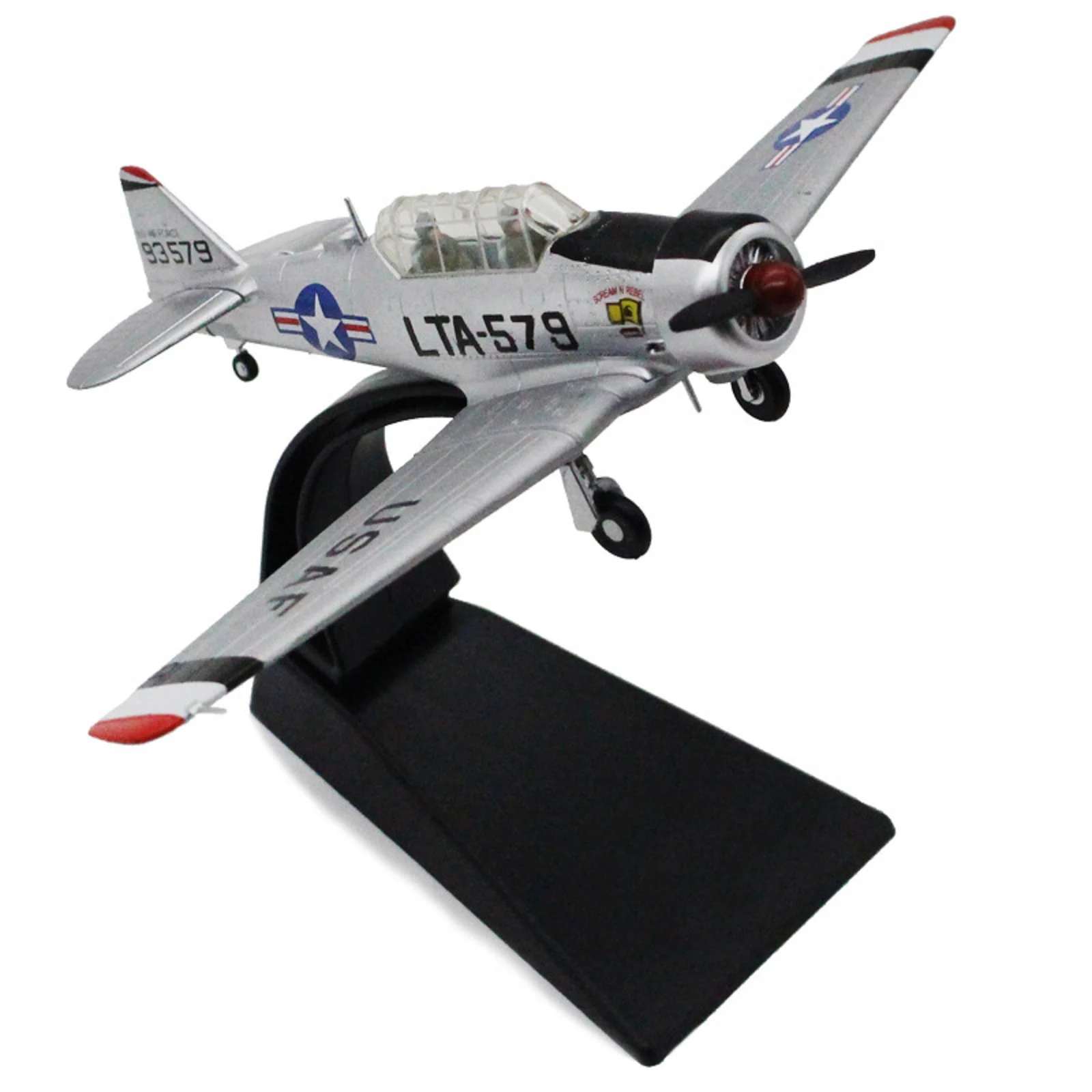 

1/72 Scale WWII USA 1953 T6 LT-6G Texan Fighter Navy Army Fighter Aircraft Airplane Model Plane Souvenir Static Display
