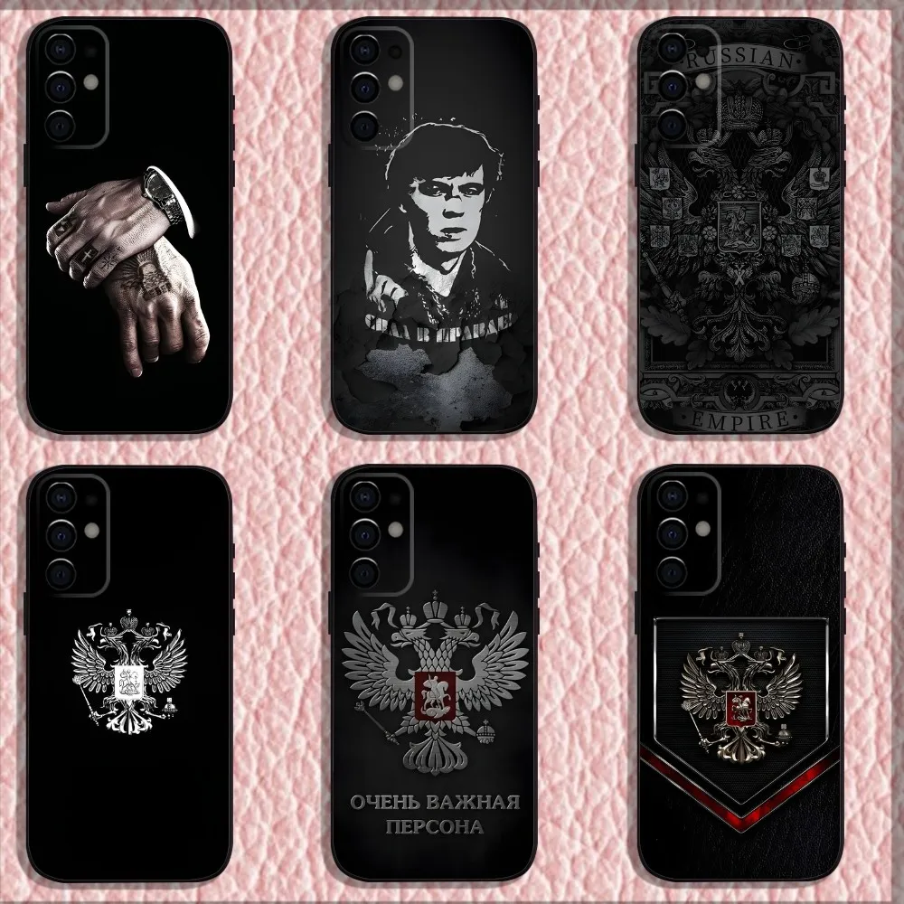 Mafia Russian  Phone Case For Samsung S24,S21,S22,S23,S30,Ultra,S20,Plus,Fe,Lite,Note,10,9,5G Black Soft Shell