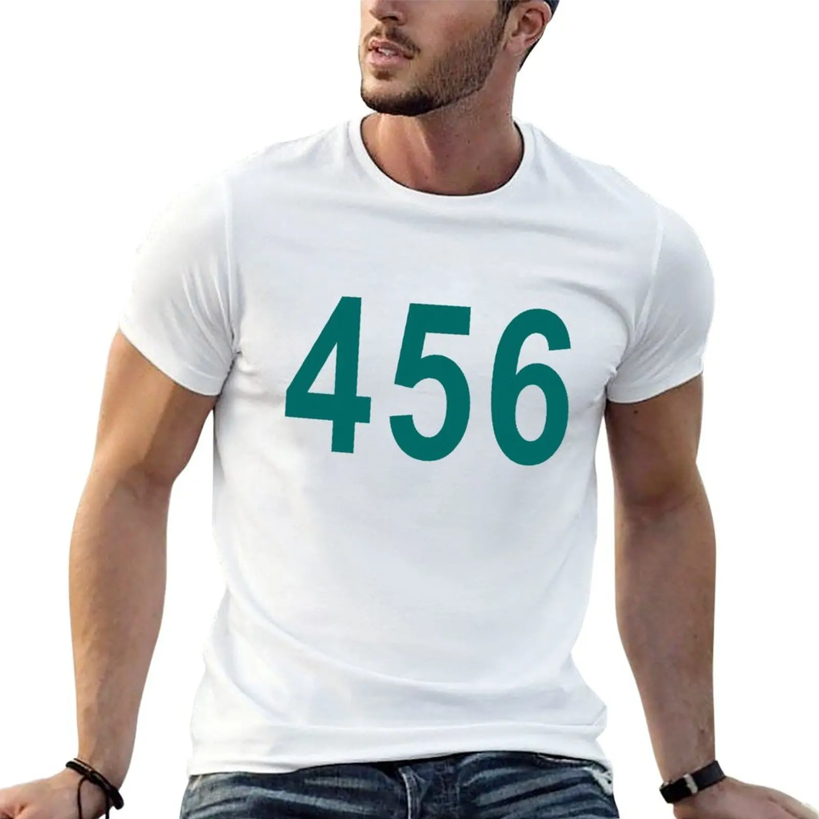 

Player Number 456 T-Shirt t shirts for man pack cotton printed t shirts for man t shirt for man T-shirt
