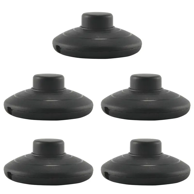 

AB11-5 шт. Черный ножной переключатель для лампы, кнопочный выключатель питания, педальный выключатель света