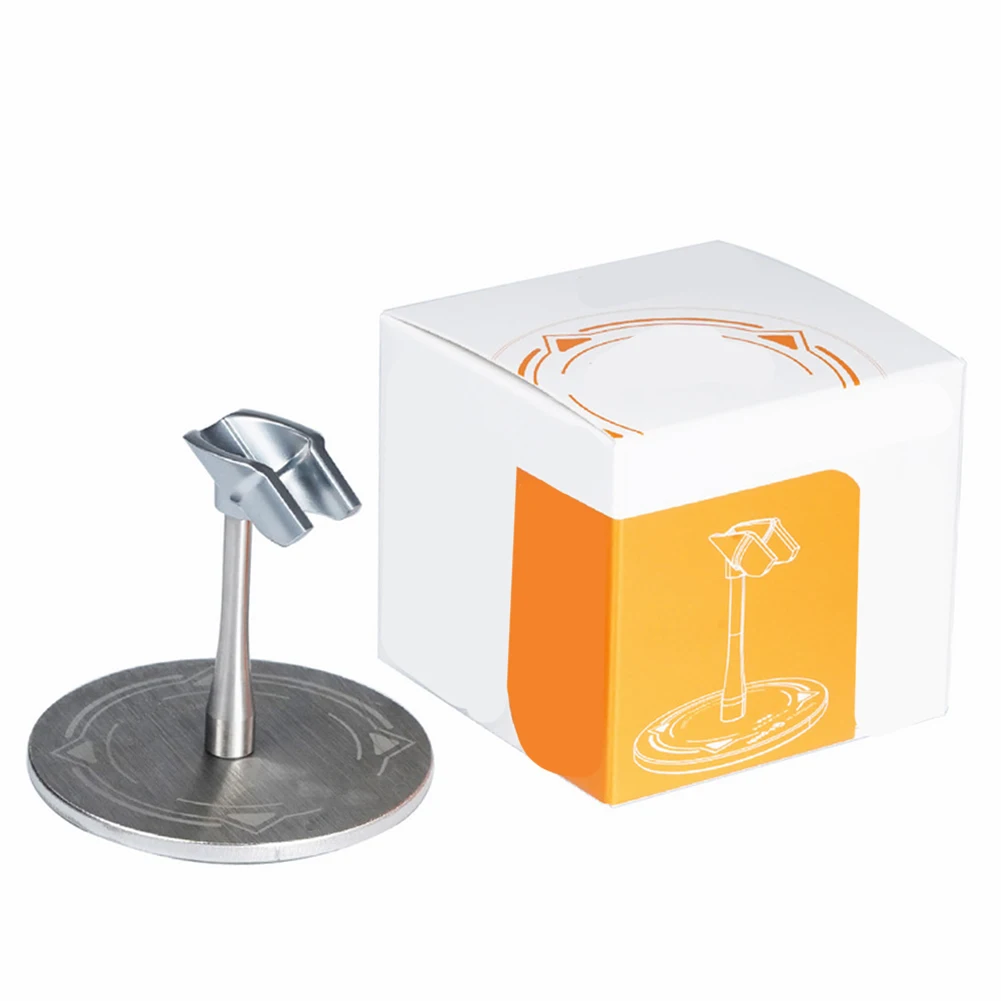 Portable Soldering Iron Stand for TS101 TS100 SA80 304 Stainless Steel Base 6.5cm Diameter 6cm Height Non-Slip Pads