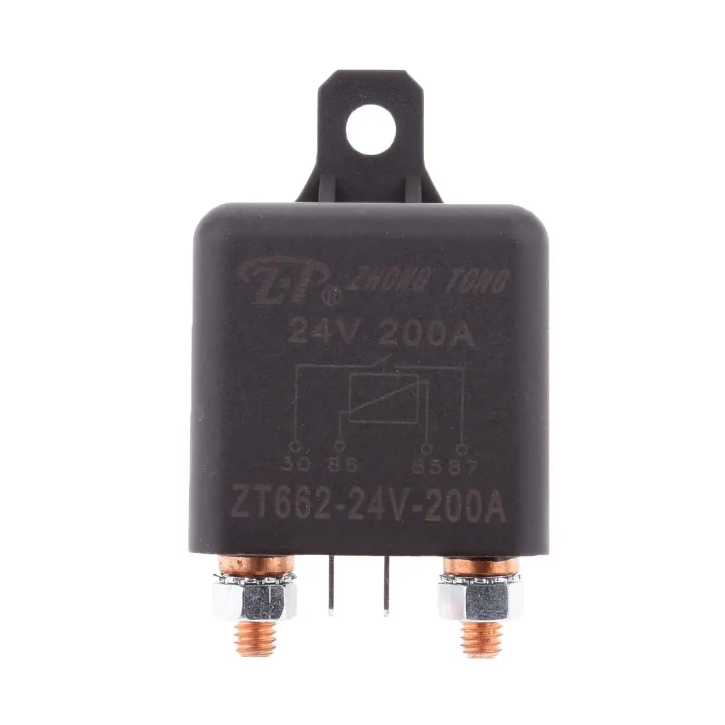24V 200A 4 Terminals Split ON/OFF Relay for Car Truck Tractor Boat