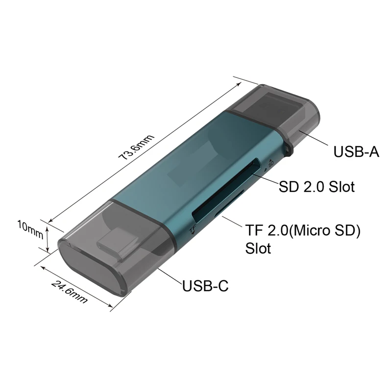قفص الاتهام محطة التوصيل والتشغيل بطاقة القراءة الفاصل محول لعبة USB Hub USB محول USB 2 في 1 SD/TF قارئ بطاقات تمديد كابل
