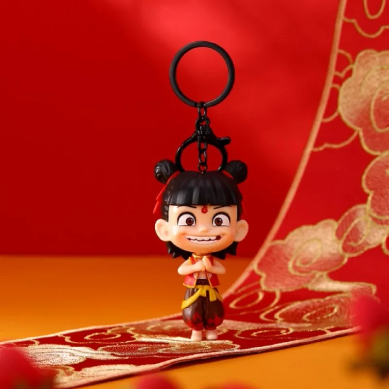 Nezha 2: Magic Children's Sea Series Keychain Cartoon Anime Gift Bag Pendant Accessories