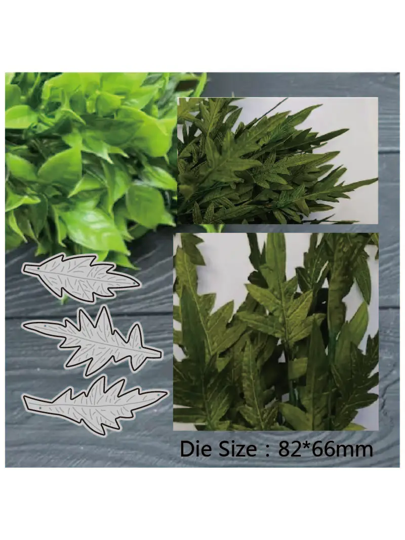 Floral leaves frame Metal Cutting Layering Die Scrapbook Die Photo Album Decor DIY Card Craft 2022 New