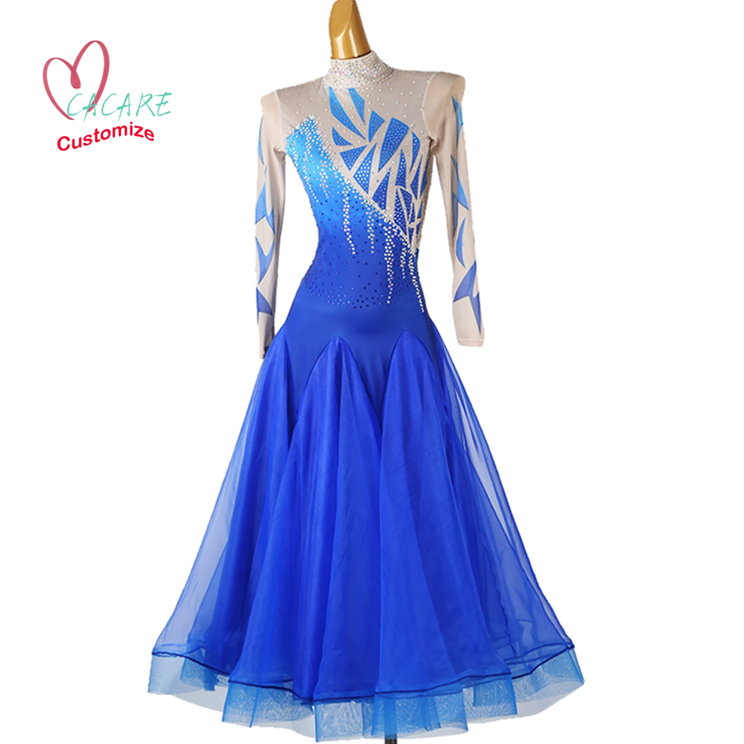 Dancewear Standard Ballroom Waltz Adult Modern Dance Dress Prom Suit Practice Clothes Stage Costume Competition Flamenco 0004