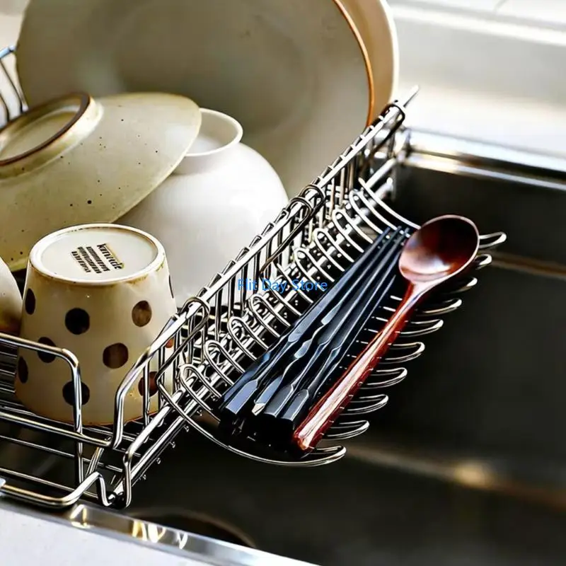 F92C Kitchen Wire Shelf Pair with Arched Ends for Cloths, Soap and Small Items