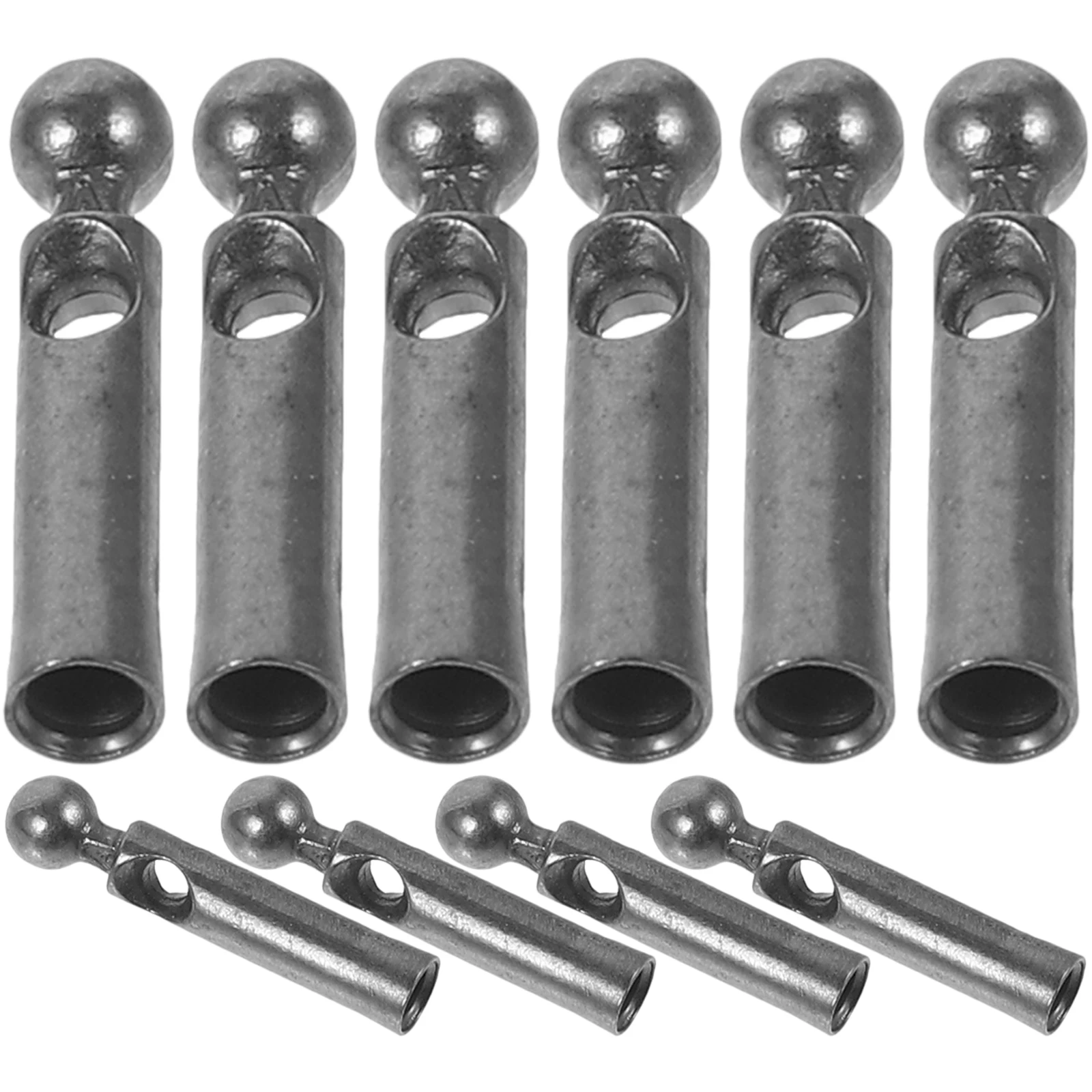 

10 Pcs Umbrella Tail Beads 15X1.8mm Metal Parts for Folding Rain Umbrella Replacement Accessories Anti Wear Beads