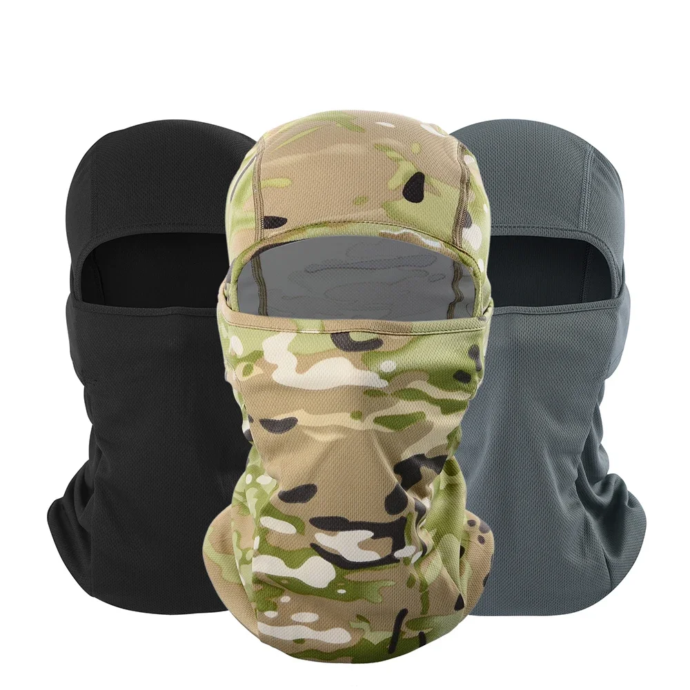 AliExpress mvptoo Quick-dry Sun-proof Balaclava Cap Sport Hiking Camping Bicycle Camouflage Hat Helmet Liner Windproof Ski Full Face Mask Beanies