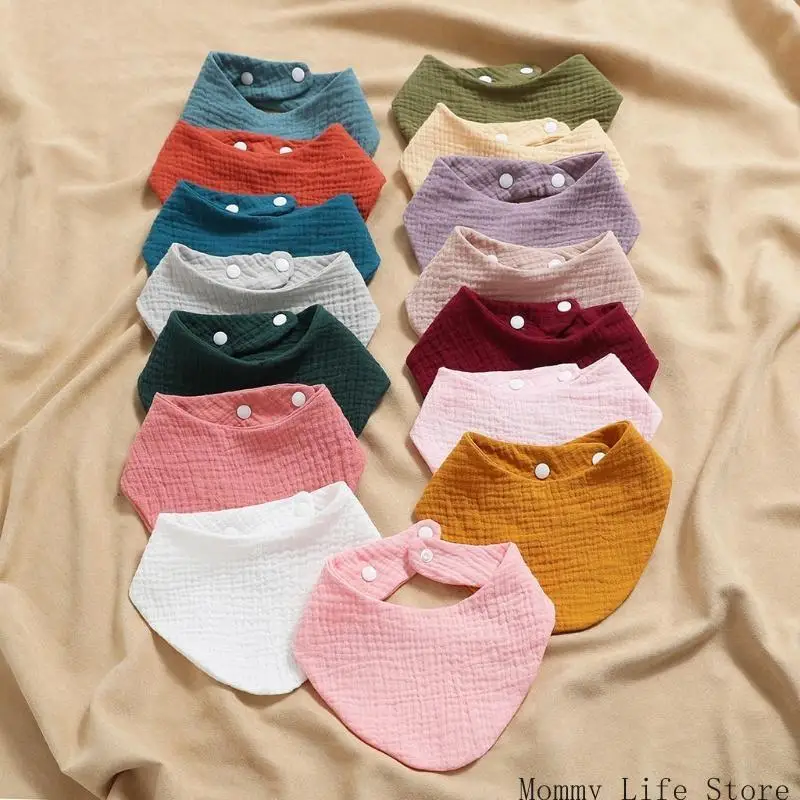 

Baby Bibs for Triangle Cotton Saliva Towel Baby Boys Girls Feeding Apron Bandana