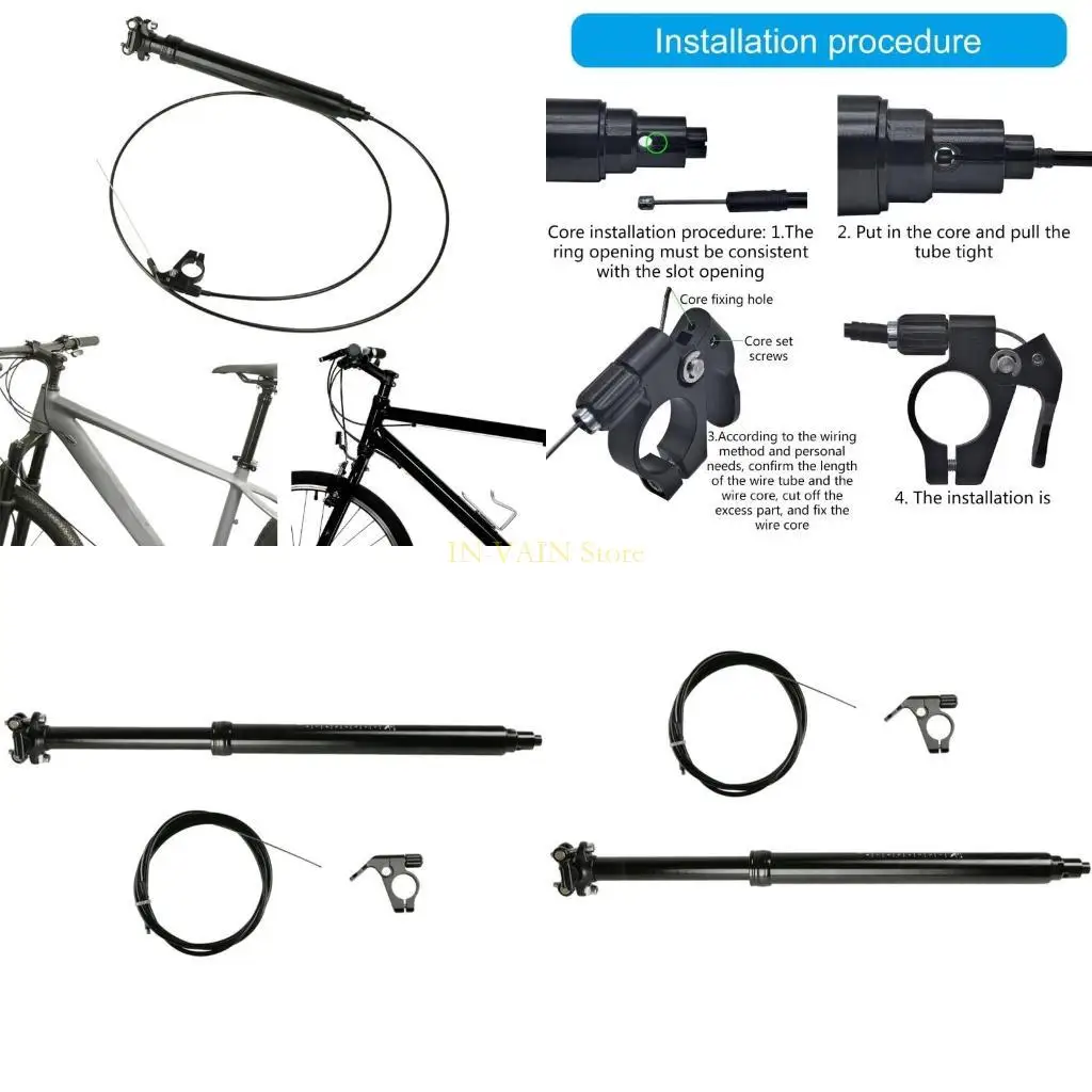 

M5TC 31.6mm Bicycles Dropper Seatpost Bikes Suspension Seatpost Adjustable Seatpost