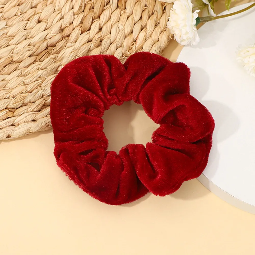 

Резинка для волос для девочек, велюровая, круглая, гибкая, 1 шт.