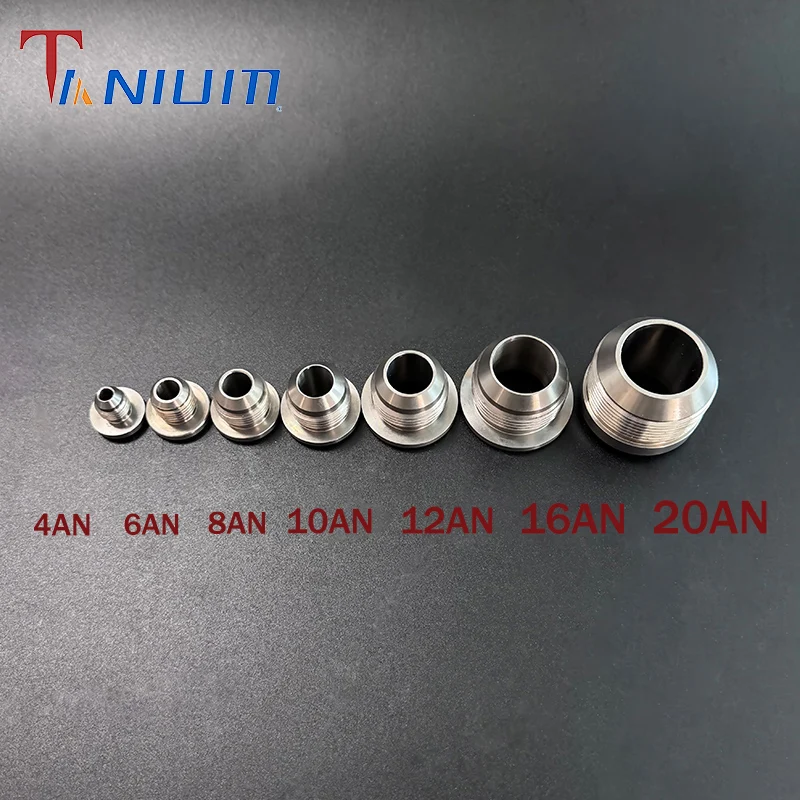 4-20AN Titanium  bung of oil cooler