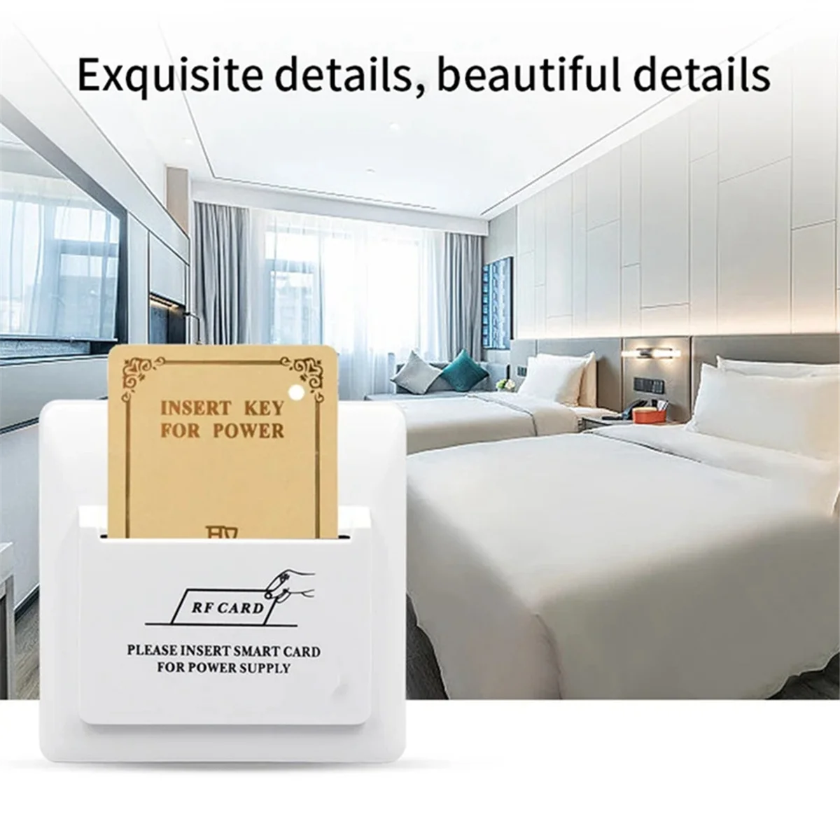 

Durable Bluetooth Power Saver Energy Saving Switch Saver for Hotel Apartment