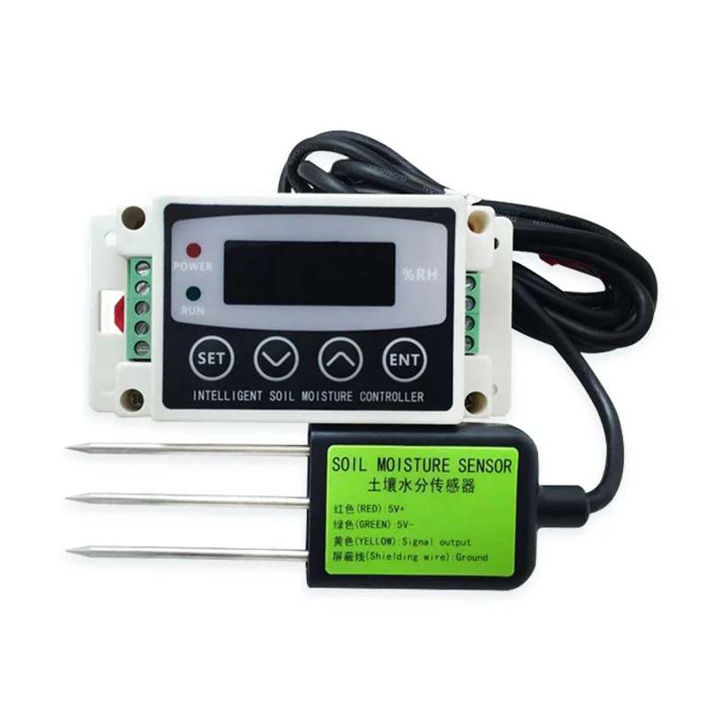 

Digital Display Intelligent Soil Moisture Controller Sensor Moisture Detector with 30A Load High Precision Fast Response