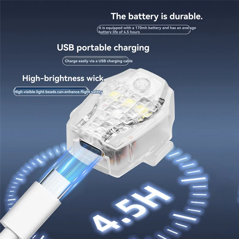 【Exclusive!】Universal Anti-Collision Warning Signal Light For DJI Mavic 3 Pro, NEO, Avata2, AIR3S, Mini 4 Pro-Mini Drone Strobe