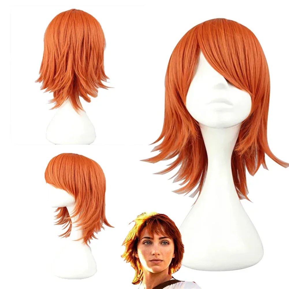 TV Piece Nami Cosplay Outfits Fantasy Heat Resistant Synthetic Hair Wig Carnival Halloween Party Props Accessories