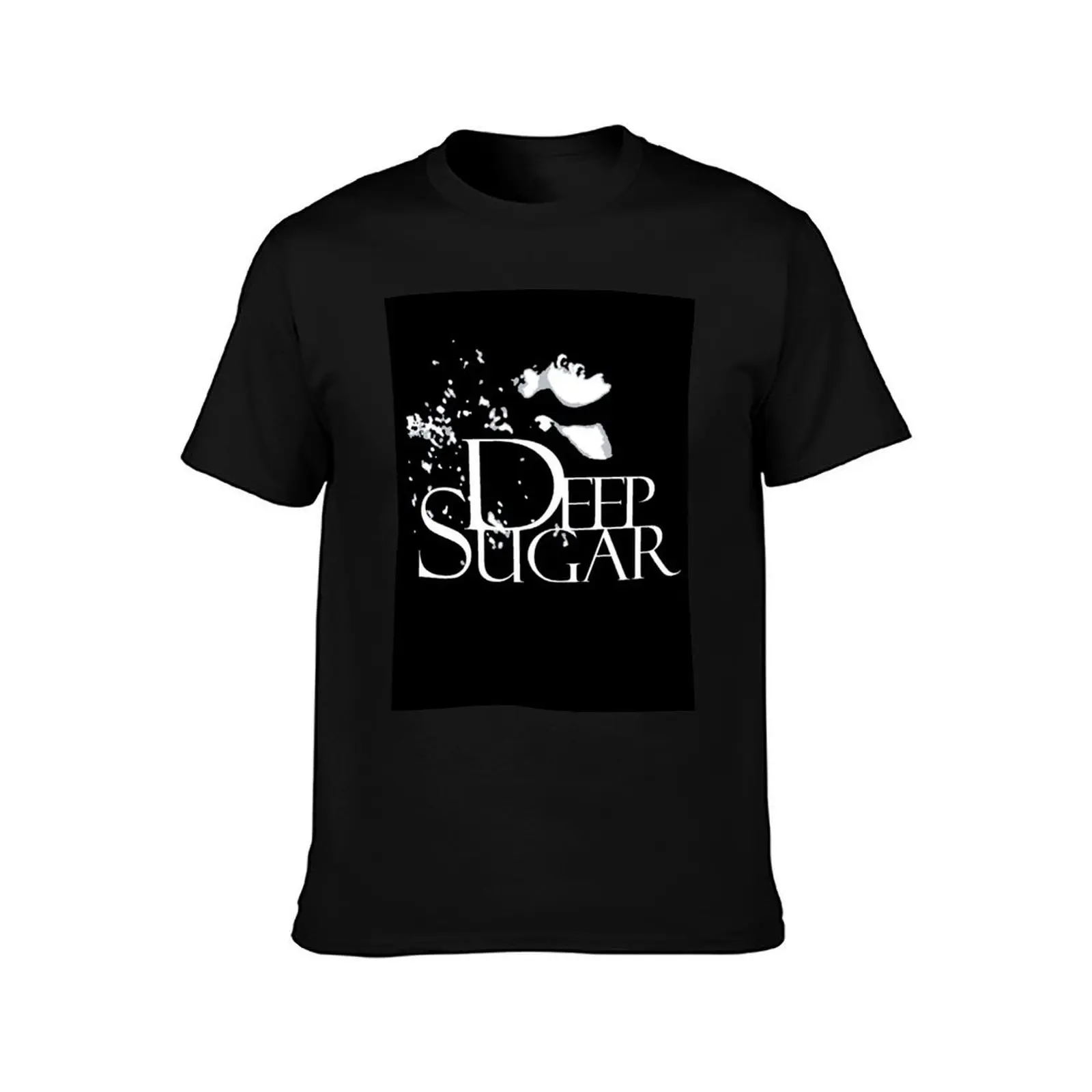 DEEP SUGAR T-Shirt Basic Short Sleeve Cotton Blend T-Shirt