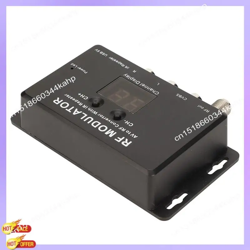 Modulador CLCU RF profesional PAL NTSC 21 canales AV a RF convertidor para decodificador DVR DVD