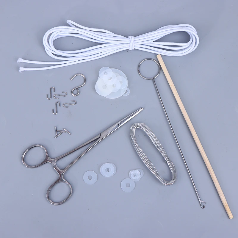 

Aluminum Wire, Rubber Band Gasket, S Hook with String Pliers: 1/6 DD Doll Maintenance Equipment