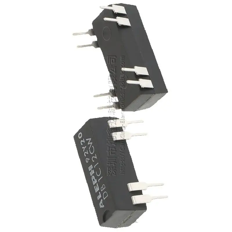 5PCS/ DB1C12CW import 1 normally open 1 normally closed 12V 1A single pole double throw switch reed switch relay