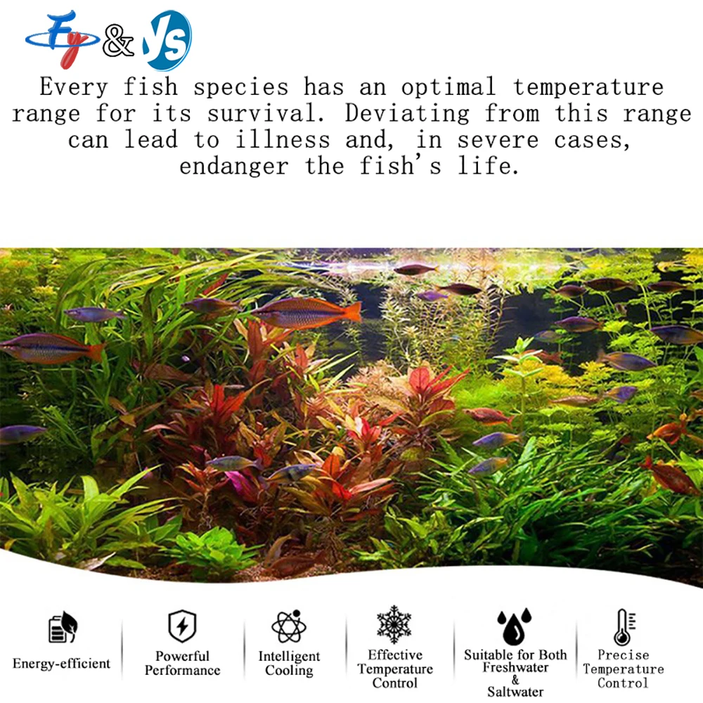 Ultra Quiet 600W Water Chiller with Touch Screen & R134a Refrigerant for Marine Life Breeding