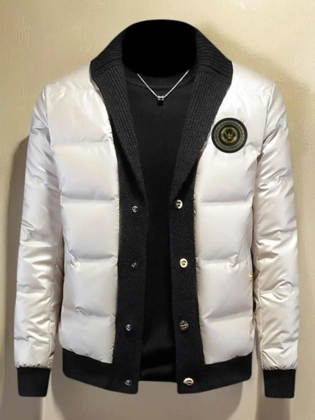 Premium Men's Slim Fit Casual Cotton Jacket Winter New Style Business Versatile Coat Upper Body Fashion Brand
