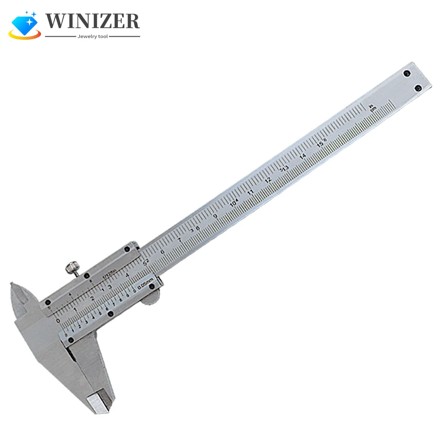 Stainless Steel Vernier Calipers - 0-150MM  Caliper Measuring Tool Micrometer for Jewelry Precision Measurements Working Stable