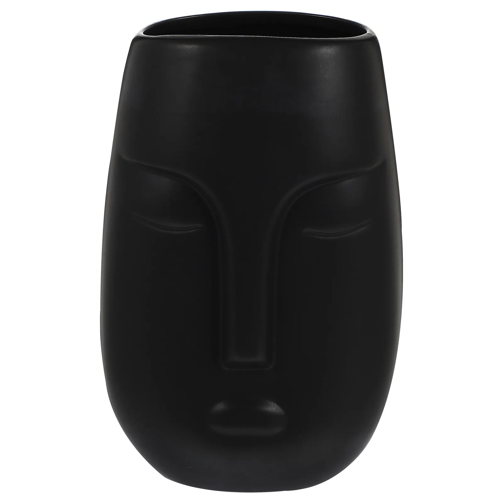 

Artistic Human Face Ceramic Vase for Flower Arranging Home Office Balcony Decor Abstract Creative Desktop Flower Holder